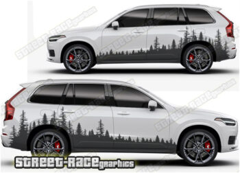 Volvo XC90 024 - Forest overland graphics