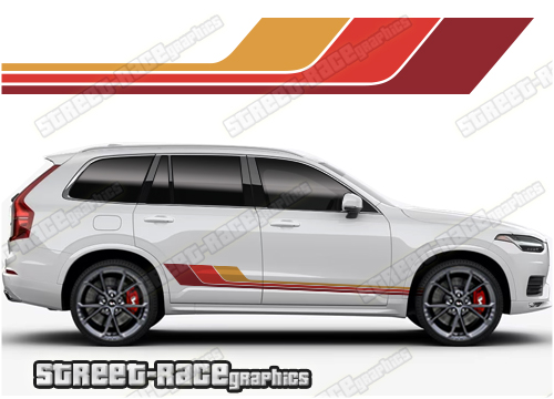 Volvo XC90 043 - Retro stripes