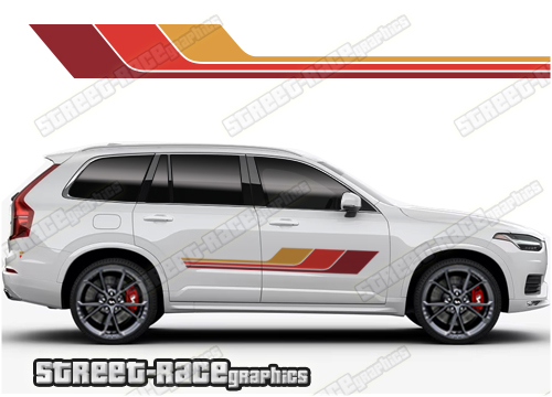 Volvo XC90 044 - Retro stripes