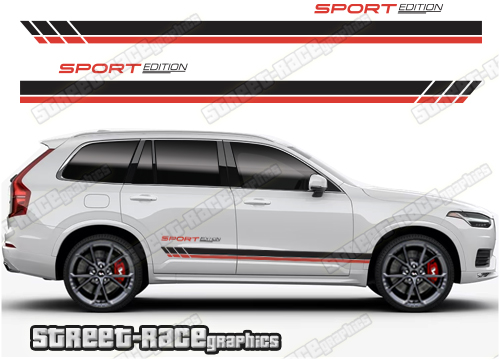 Volvo XC90 053 - racing stripes