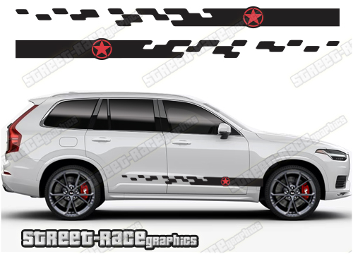 Volvo XC90 055 - racing stripes