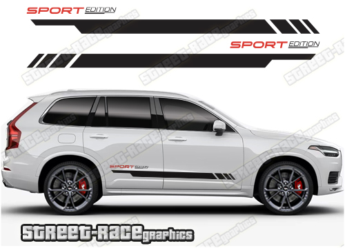 Volvo XC90 057 - racing stripes