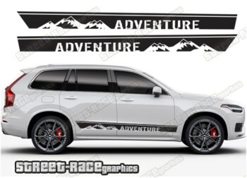 Volvo XC90 062 - mountain adventure racing stripes