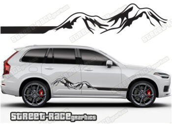 Volvo XC90 063 - mountain adventure racing stripes
