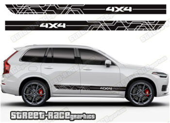 Volvo XC90 068 - 4x4 racing stripes