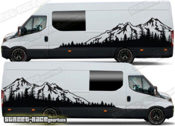 Iveco Daily camper van stickers 168