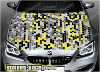 1403 - Bonnet wrap - Honeycomb