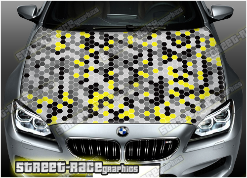 1403 - Bonnet wrap - Honeycomb