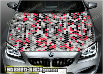 1405 - Bonnet wrap - Honeycomb