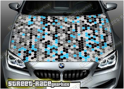 1407 - Bonnet wrap - Honeycomb
