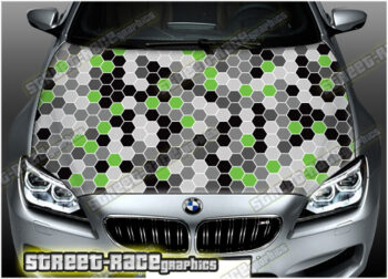 1410 - Bonnet wrap - Honeycomb