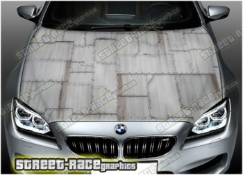 1606 - Bonnet wrap - Metal texture