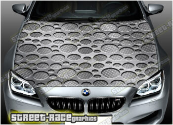 1608 - Bonnet wrap - Metal texture