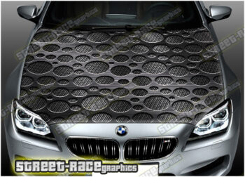 1609 - Bonnet wrap - Metal texture