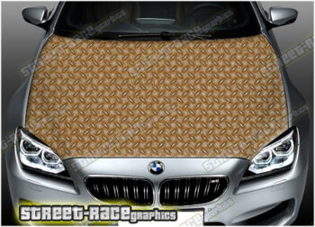 1610 - Bonnet wrap - Metal texture