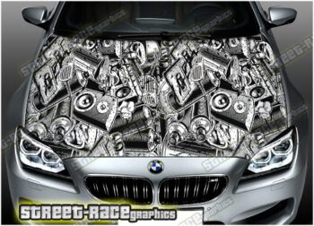 910 - Bonnet wrap - Spraycan