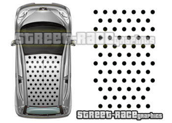 Citroen C1 - 008 roof Polka dots