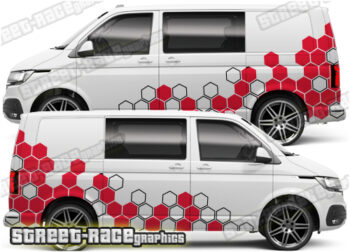 VW transporter Honeycomb 032 graphics