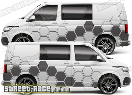 VW transporter Honeycomb 036 graphics