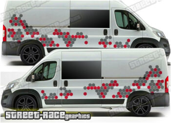 Campervan Honeycomb stickers