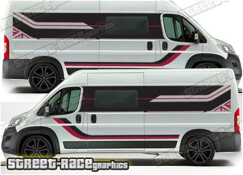 Ducato - Relay - Boxer camper van graphics 180