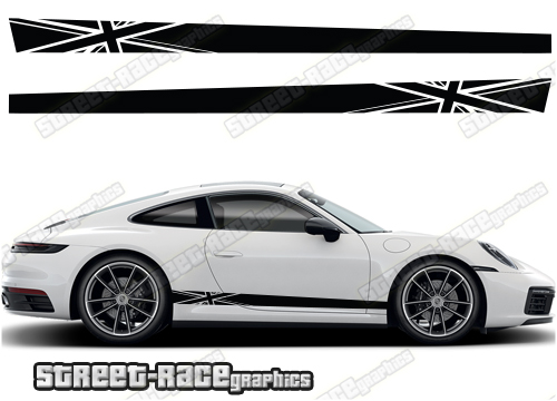 Porsche 911 racing stripes 003