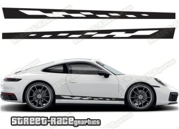 Porsche 911 racing stripes 005