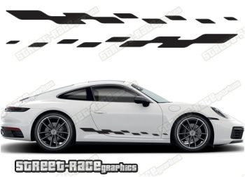 Porsche 911 racing stripes 007