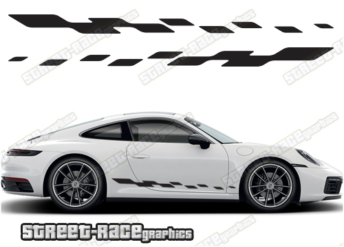 Porsche 911 racing stripes 007