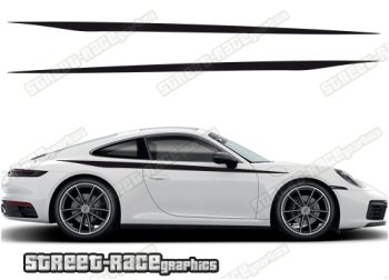 Porsche 911 racing stripes 008
