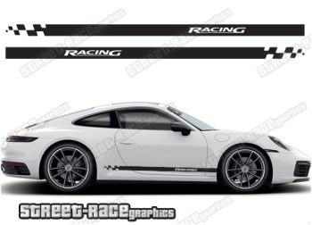 Porsche 911 racing stripes 011
