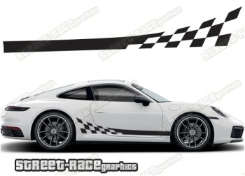 Porsche 911 racing stripes 015