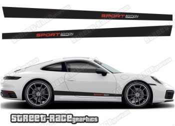 Porsche 911 racing stripes 026