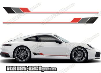 Porsche 911 racing stripes 029