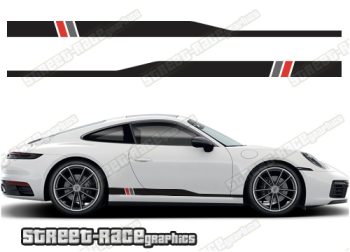 Porsche 911 racing stripes 030
