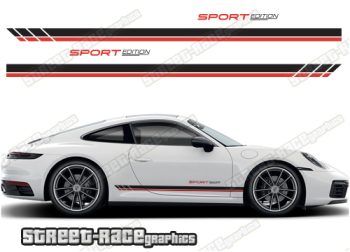 Porsche 911 racing stripes 031