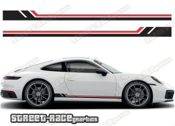 Porsche 911 racing stripes 036