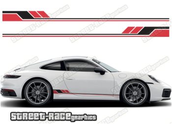 Porsche 911 racing stripes 037