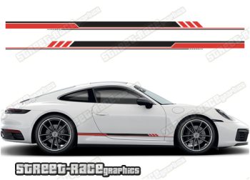 Porsche 911 racing stripes 038