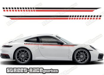 Porsche 911 racing stripes 040