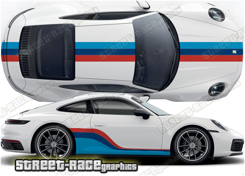Porsche FULL racing stripes 003