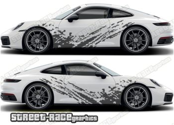 Porsche 911 large side graphics 003