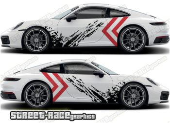 Porsche 911 large side graphics 004