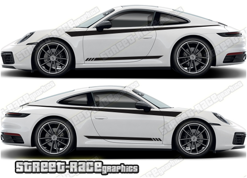 Porsche 911 large side graphics 011