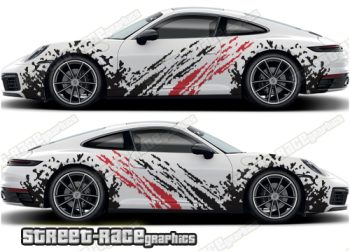 Porsche 911 large side graphics 016