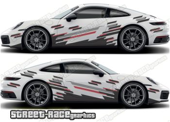 Porsche 911 large side graphics 017