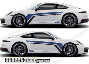 Porsche 911 large side graphics 018