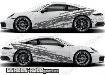 Porsche 911 large side graphics 019