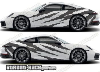 Porsche 911 large side graphics 022
