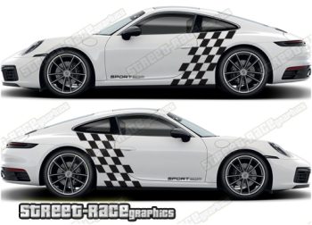Porsche 911 large side graphics 026